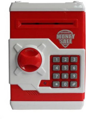 

Darling Money Safe And Note Coin Bank(Red)