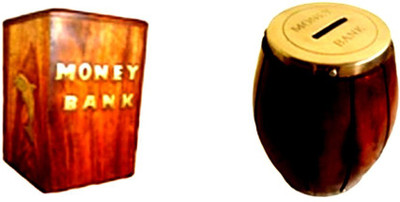 

Crafts World V&A023 Coin Bank(Brown)