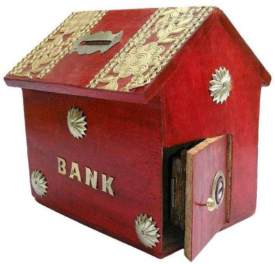 

Craftspoint Money Bank Coin Bank(Red)