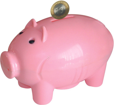 

Buddyz Pig-Shaped Coin Bank(Pink)