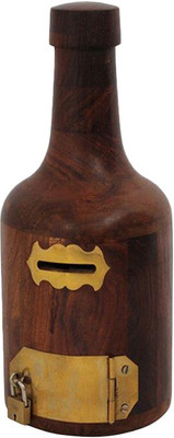 

Antiqua Vgroup bottle type Coin Bank(Brown)