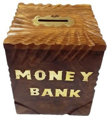 

Craft Mansion Box Style Coin Bank(Multicolor)