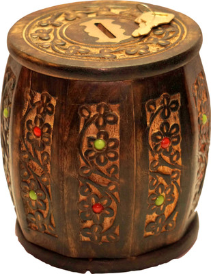 

Kuchkhas Barrel Shape - Medium Coin Bank(Multicolor)