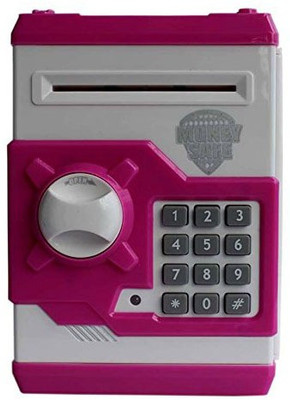 

Suvesa Kids Safe Bank- Purple & White Coin Bank(Purple)