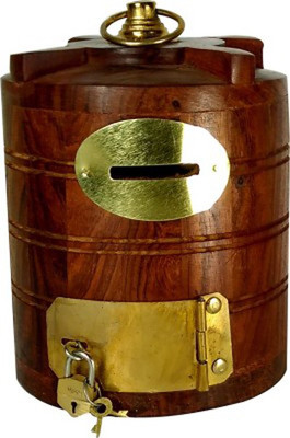 

R R HANDICRAFT TANK CB 1 Coin Bank(Brown)