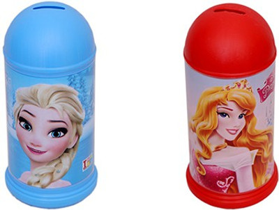 

Disney Set of Frozen and Princess Coin Bank(Multicolor)