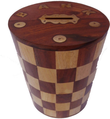 

Huzain Handicrafts ar2 Coin Bank(Yellow, Brown)