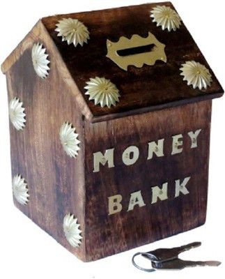 

Craftgasmic money bank-58 Coin Bank(Brown)