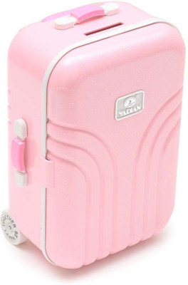 

Tuelip Fashionable Suitcase Shape For Kids Piggy,Money Coin Bank(Pink)