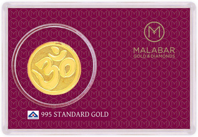 MALABAR GOLD DIAMONDS MGOM995C 24 995 K 0.45 g Gold Coin