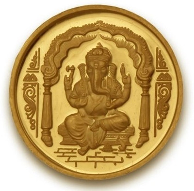 P.N.Gadgil Jewellers Ganesh Om 24 995 K 5 g Gold Coin P.N.Gadgil Jewellers Coins Bars