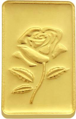 TBZ TheOriginal TBZ - The Original 1 Grm Rose 24KT 999 Gold Coin 24 (999) K 1 g Gold Coin