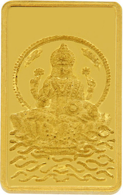 TBZ TheOriginal TBZ - The Original 1 Grm Laxmi 24KT 999 Gold Coin 24 (999) K 1 g Gold Coin