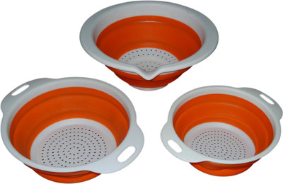 

Decorika Collapsible Colander(Orange Pack of 3)