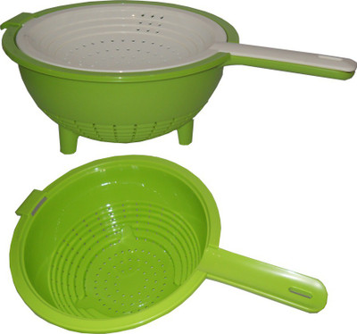 

Tupperware Sieve(Green, White Pack of 2)