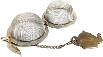 

Bud White Steel Ball Strainer(Silver Pack of 1)