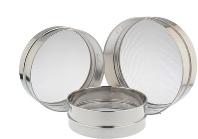 

Magic's Max Jigu Set Of Different Sizes Sieve(Silver Pack of 3)