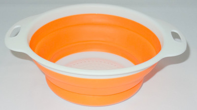 

Decorika Collapsible Colander(Orange Pack of 1)