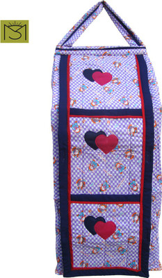 

SRIM Cotton Collapsible Wardrobe(Finish Color - Purple)