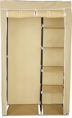 

Karmax Collapsible Wardrobe Stainless Steel Collapsible Wardrobe(Finish Color - Beige)