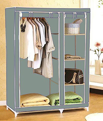 

Evana Carbon Steel Collapsible Wardrobe(Finish Color - Grey)