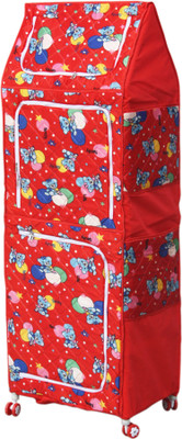 

Amardeep PP Collapsible Wardrobe(Finish Color - Red)