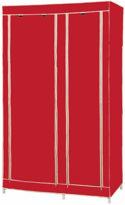 

SRBPL Stainless Steel Collapsible Wardrobe(Finish Color - Maroon)