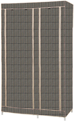 

Online World Stainless Steel Collapsible Wardrobe(Finish Color - Brown)