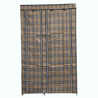 

Online World Carbon Steel Collapsible Wardrobe(Finish Color - Black, Grey & Yellow)