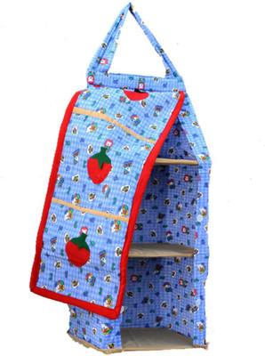 

SRIM SMC0009 Cotton Collapsible Wardrobe(Finish Color - Blue)