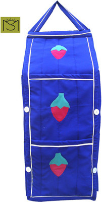 

SRIM SMC0075 Polyester Collapsible Wardrobe(Finish Color - Blue)