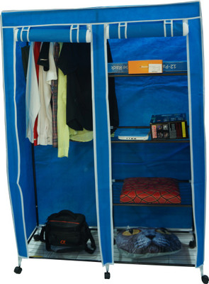 

Muren Cast Iron Collapsible Wardrobe(Finish Color - blue)