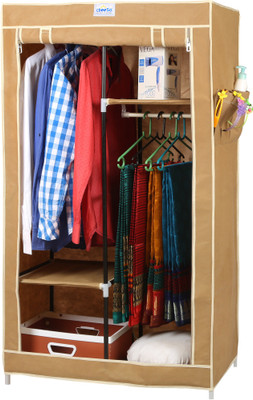 

CbeeSo Stainless Steel Collapsible Wardrobe(Finish Color - Dark Beige)