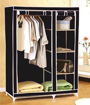 

EI Carbon Steel Collapsible Wardrobe(Finish Color - Black)