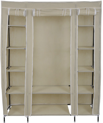

Karmax Polyester Collapsible Wardrobe(Finish Color - Beige)