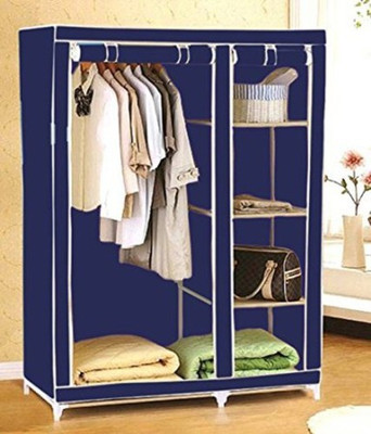

EI Carbon Steel Collapsible Wardrobe(Finish Color - Blue)