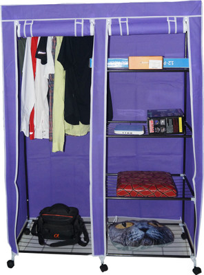 

Muren Cast Iron Collapsible Wardrobe(Finish Color - Blue)