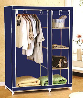 

Evana Carbon Steel Collapsible Wardrobe(Finish Color - Blue)