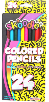 

SKOODLE COLOR PENCILS ROUND Shaped Color Pencils(Set of 1, Multicolor)