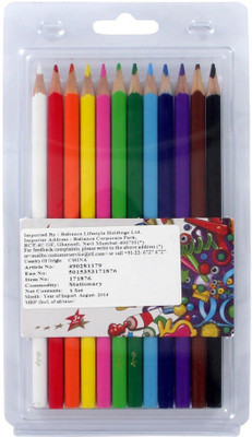 

Simba Art Creation Round Shaped Color Pencils(Set of 12, Multicolor)