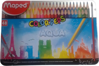

Maped AQUA Triangular Shaped Color Pencils(Set of 1, Multicolor)