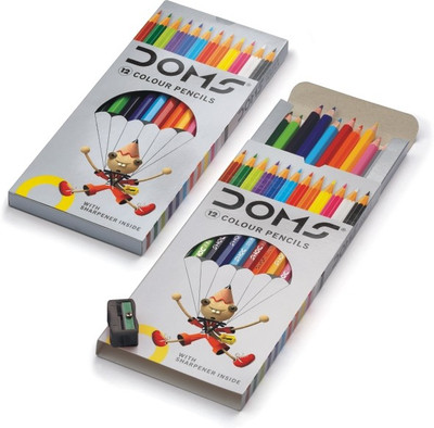 

DOMS Art Creation Round Shaped Color Pencils(Set of 3, Multicolor)