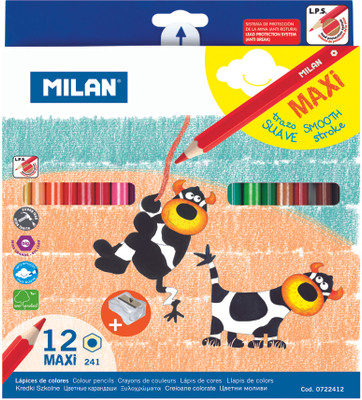 

Milan Maxi Hexagonal Shaped Color Pencils(Set of 1, Multicolor)