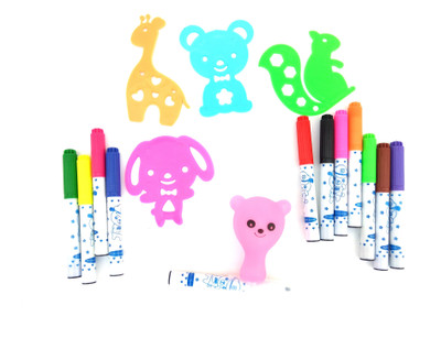 

Akki Collection animals triangular Shaped Color Pencils(Set of 17, Multicolor)