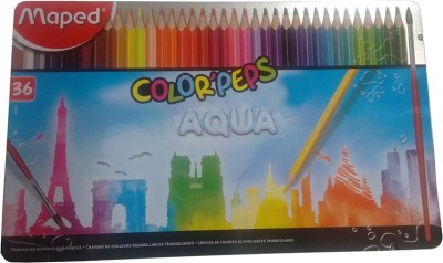 Maped AQUA Triangular Shaped Shaped Color Pencils(Set of 1, Multicolor)