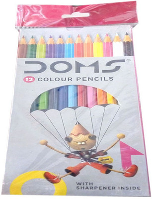 

DOMS 3445 Hexagonal shape Shaped Color Pencils(Set of 3, 12 shades)