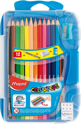 

Maped Color Pep's Triangular Shaped Color Pencils(Set of 15)