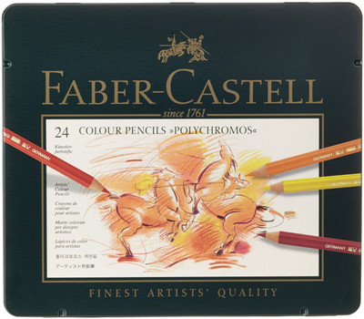 

Faber-Castell POLYCHHROMOS Round Shaped Color Pencils(Set of 1, Multicolor)