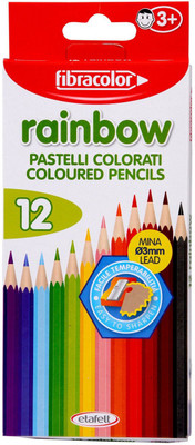 

Fibracolor Rainbow Color Triangular Shaped Color Pencils(Set of 1, Multicolor)