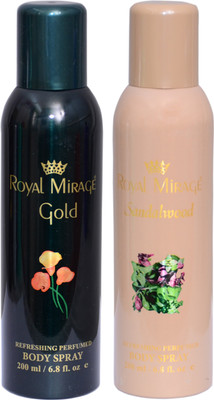 

Royal mirage GOLD, SANDALWOOD Combo Set